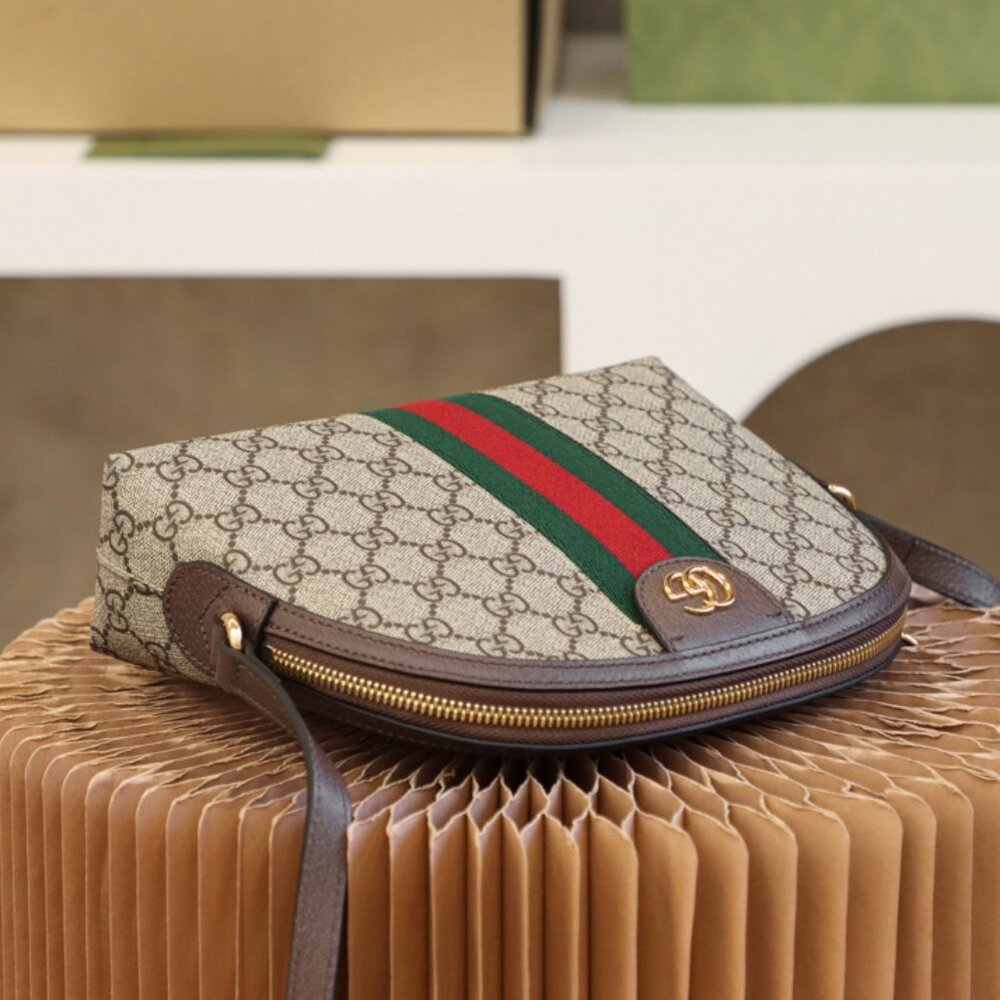 Gucci GG Supreme Ophidia Dome Small Shoulder - Picture 6 of 9